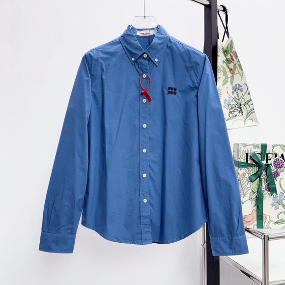 Miu Miu Other - Miu Miu Men's Button Embroidered Shirt